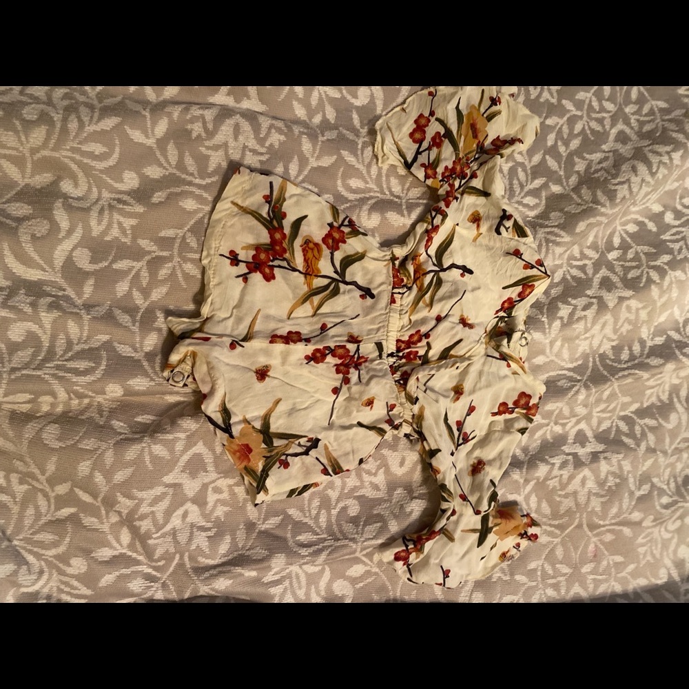 Floral Bailey’s Blossoms Long sleeve romper